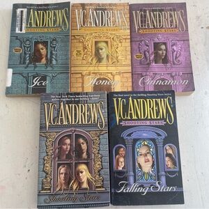 V.C. Andrew’s Shooting Stars Series Lot of 5 Books - not complete series